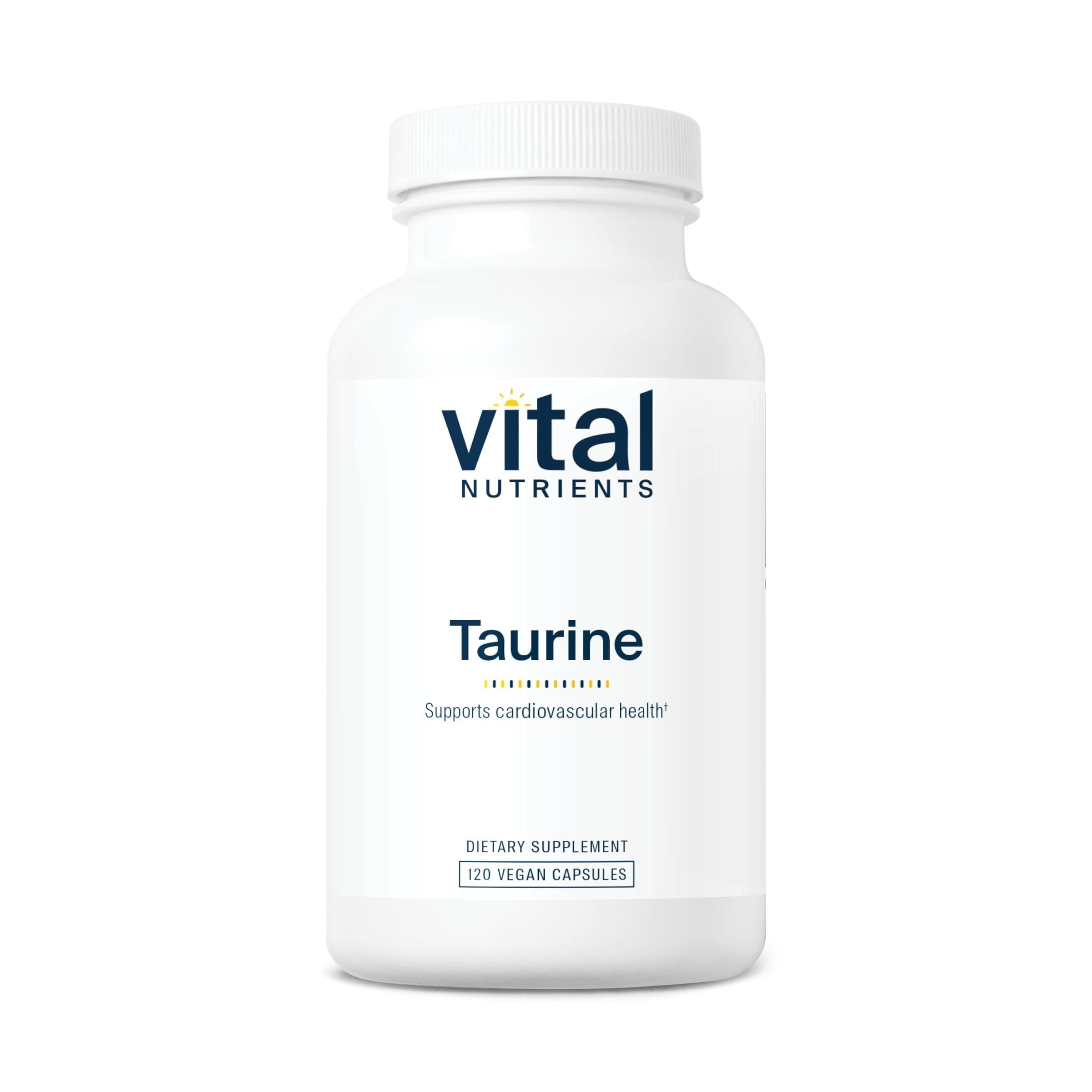 Vital Nutrients Taurine 1000mg bottle - front view