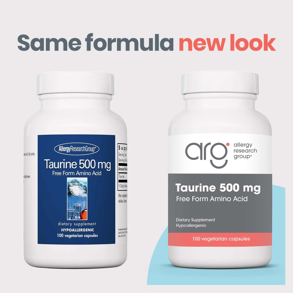 Vegetarian capsules containing Taurine 500mg