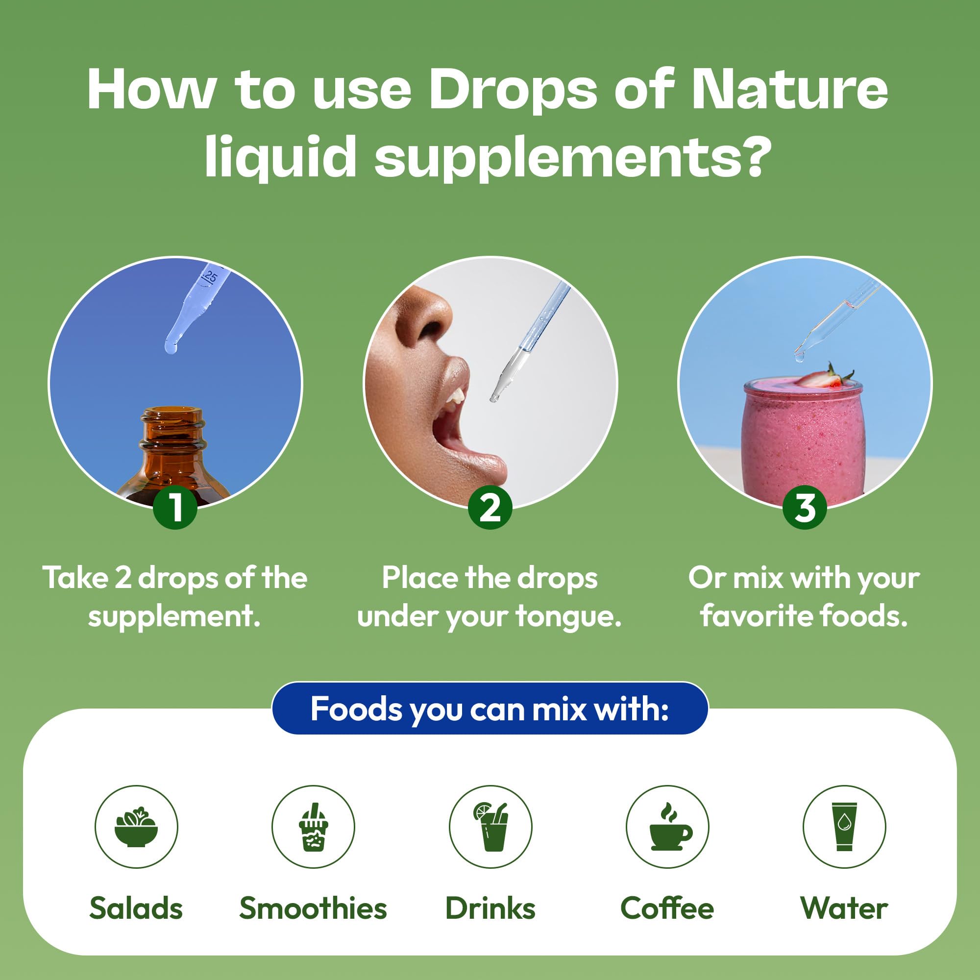 Lifestyle image showing focus and wellness with taurine drops
