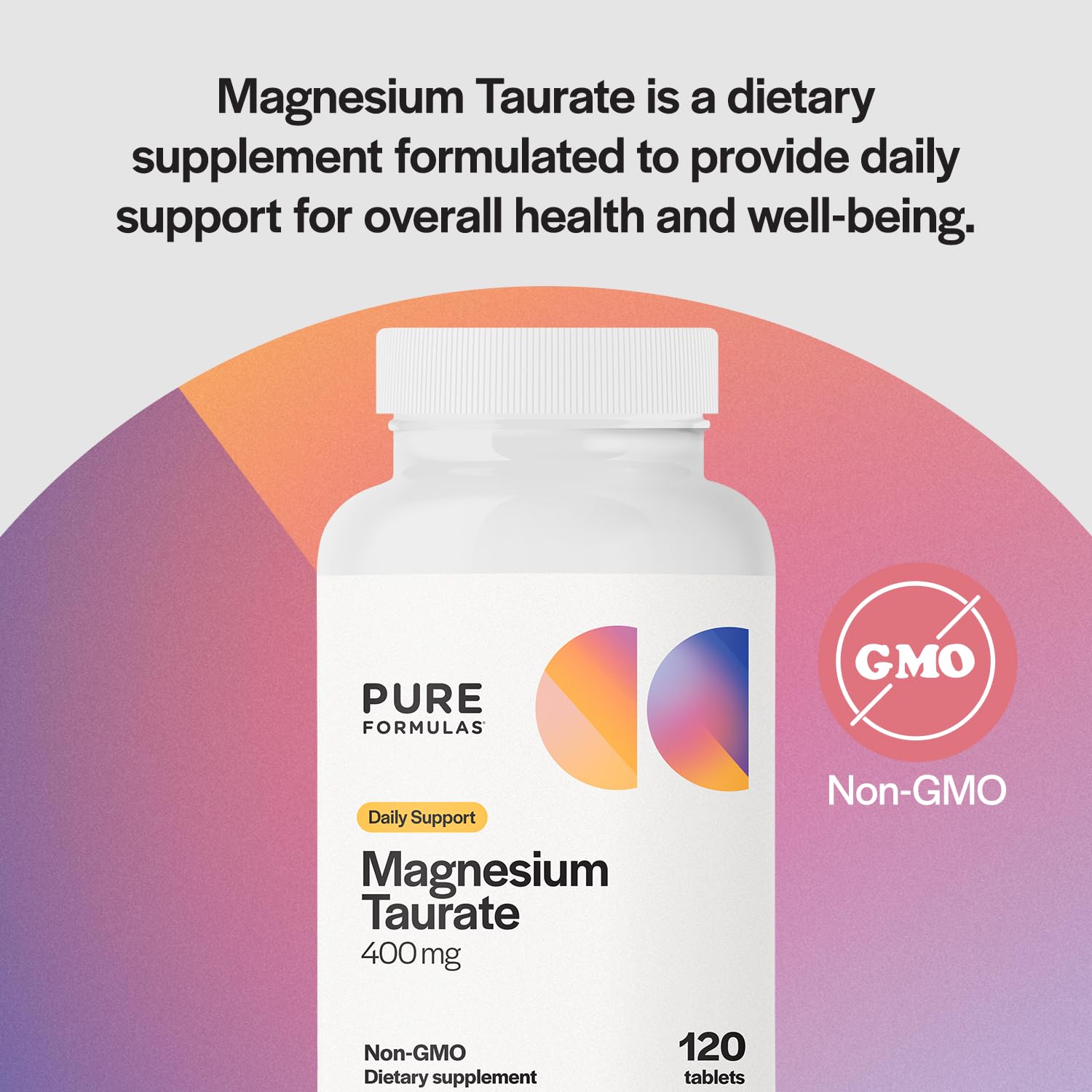 Graphic illustrating magnesium-taurate and taurine synergy for relaxation