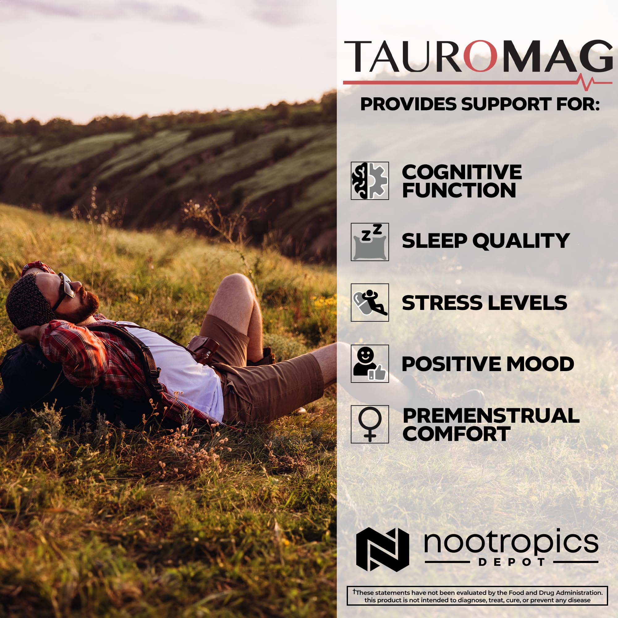 Tauromag capsules ingredients list close-up