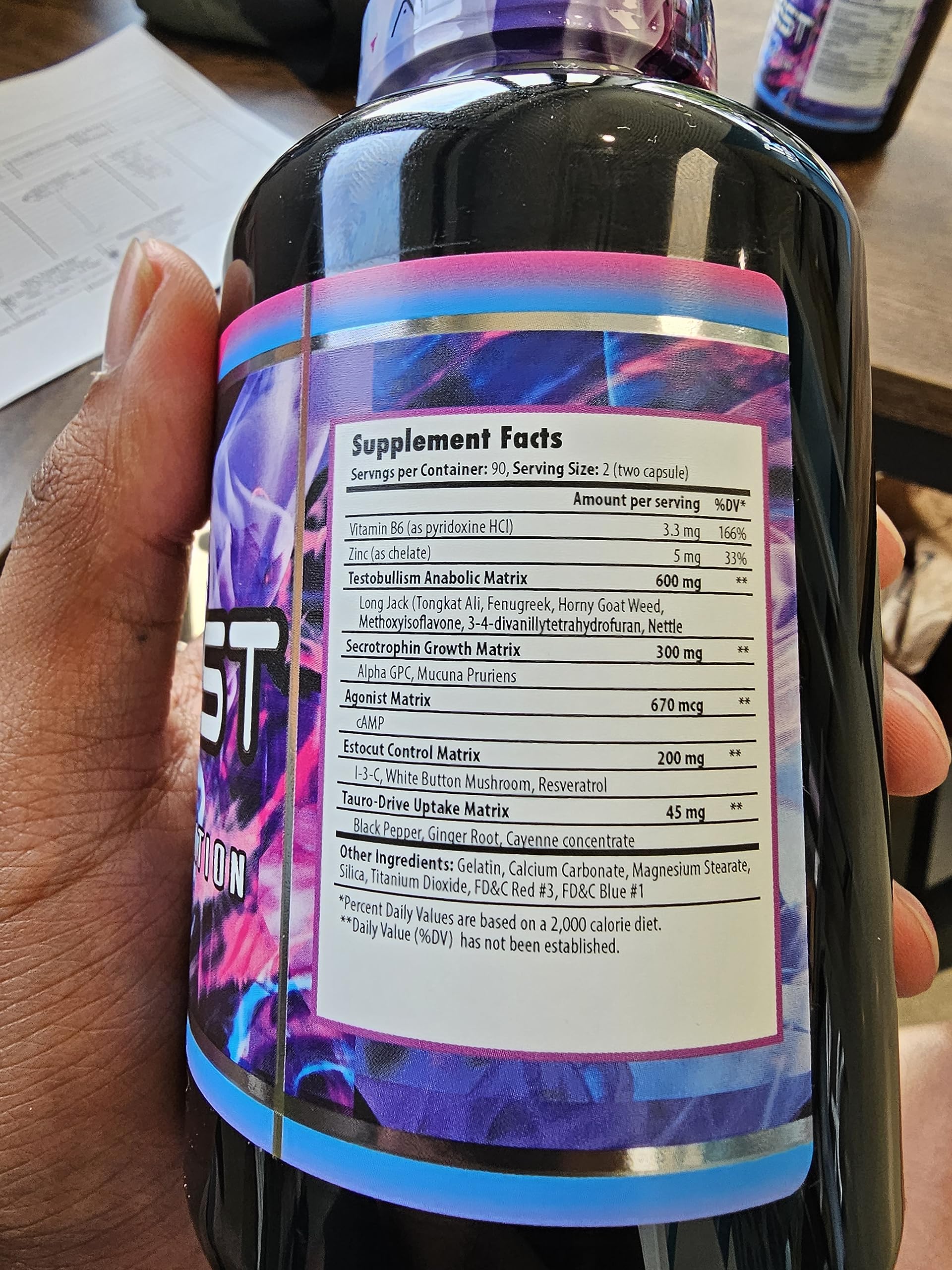 TauroTest capsules close-up