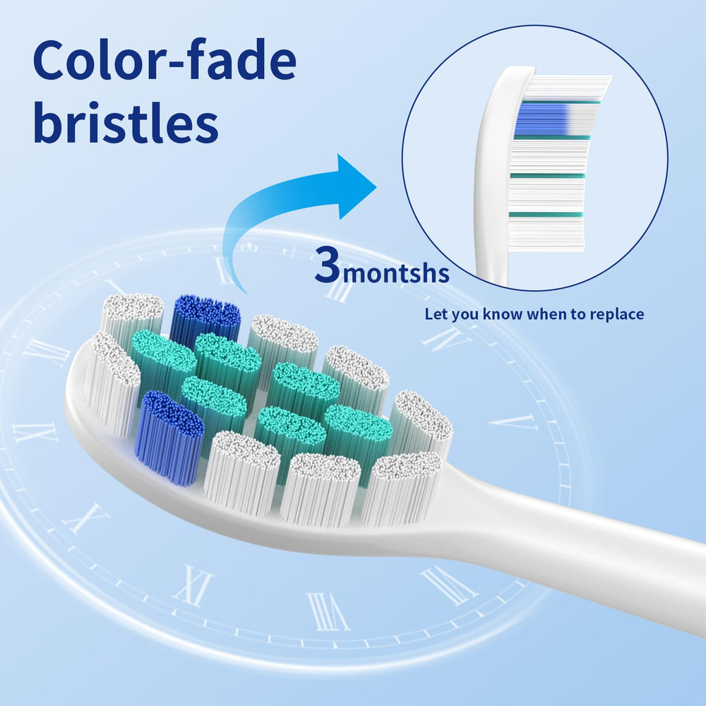 Individually wrapped replacement brush heads to protect bristles