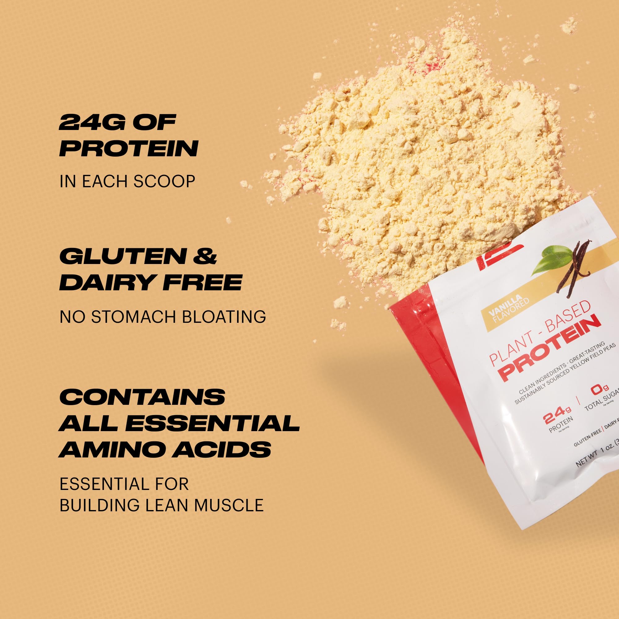 Vanilla TB12 protein shake served as a meal replacement