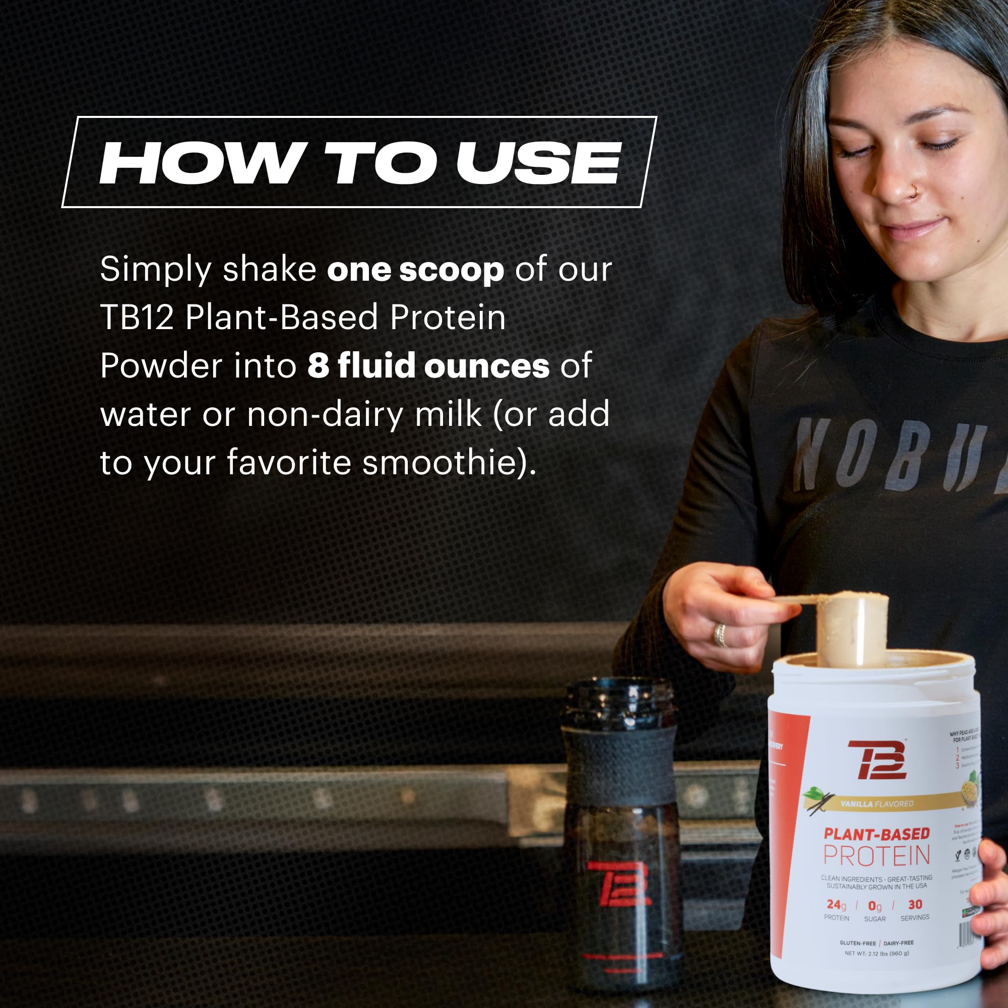 Keto and paleo friendly TB12 plant-based protein details