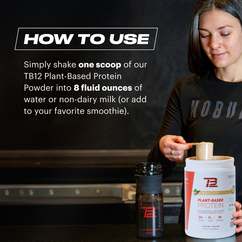 Keto and paleo friendly TB12 plant-based protein details