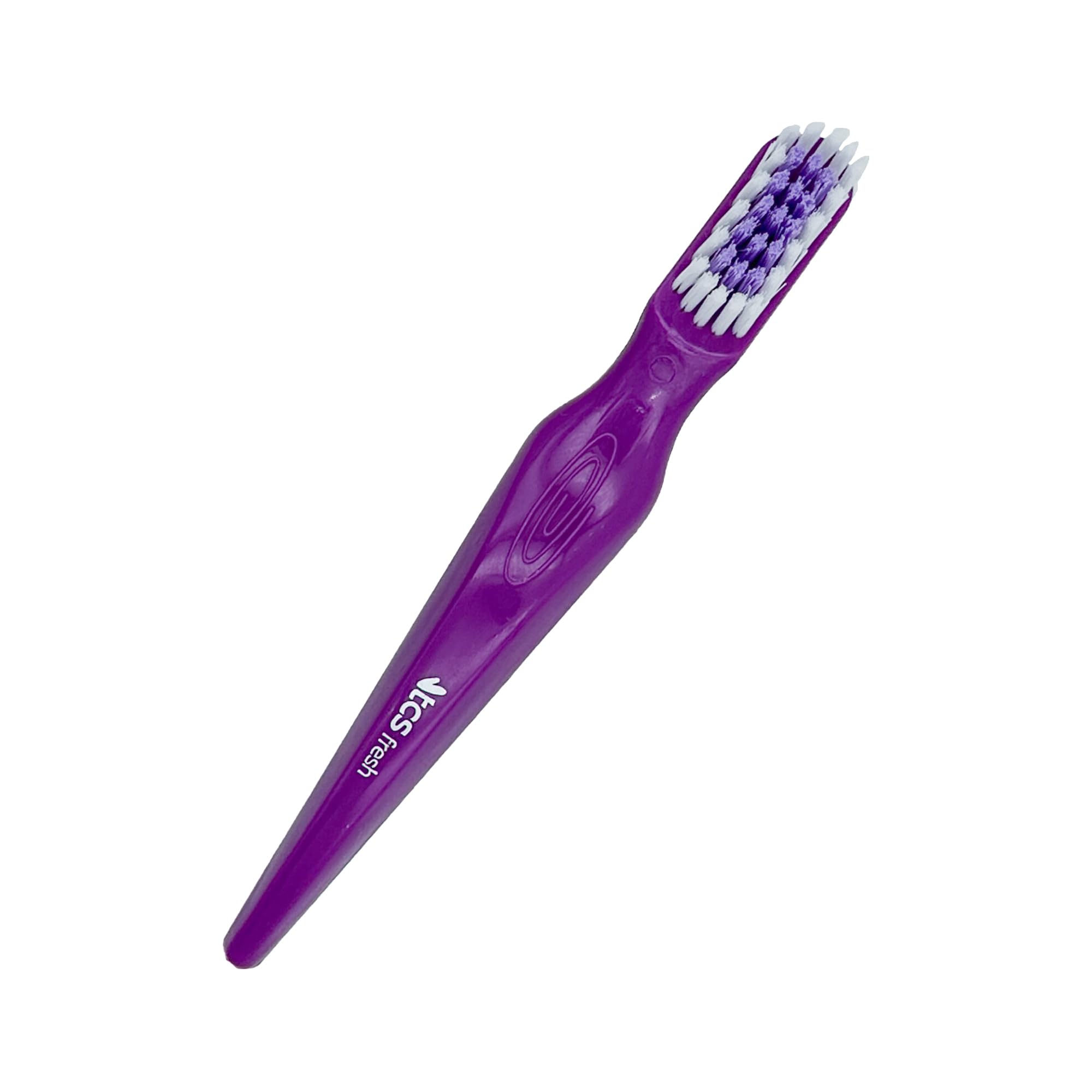 3-pack packaging of the TCS denture brush