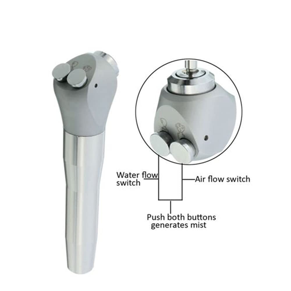 Left button water control on syringe