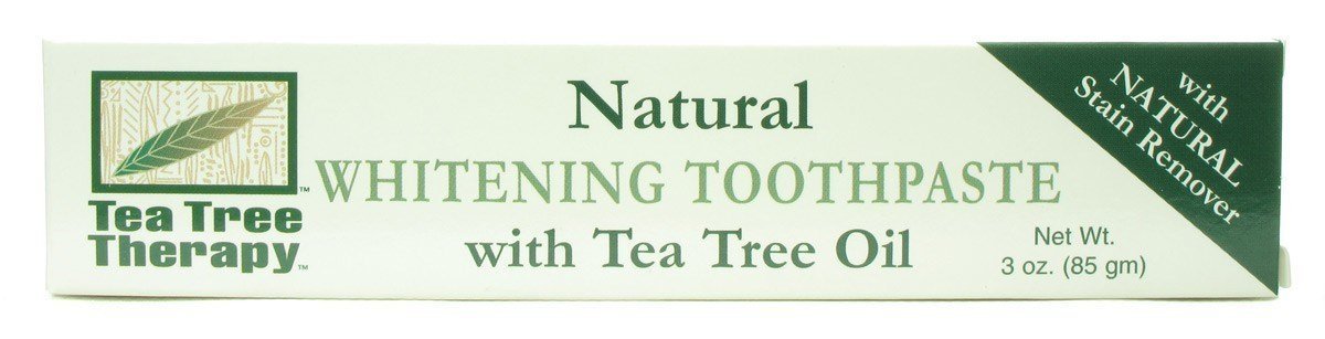 Tea Tree Therapy Natural Whitening Toothpaste 3 oz - 3 Pack