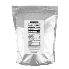 Tea Zone Grass Jelly Powder 2.2 lb bag – back view