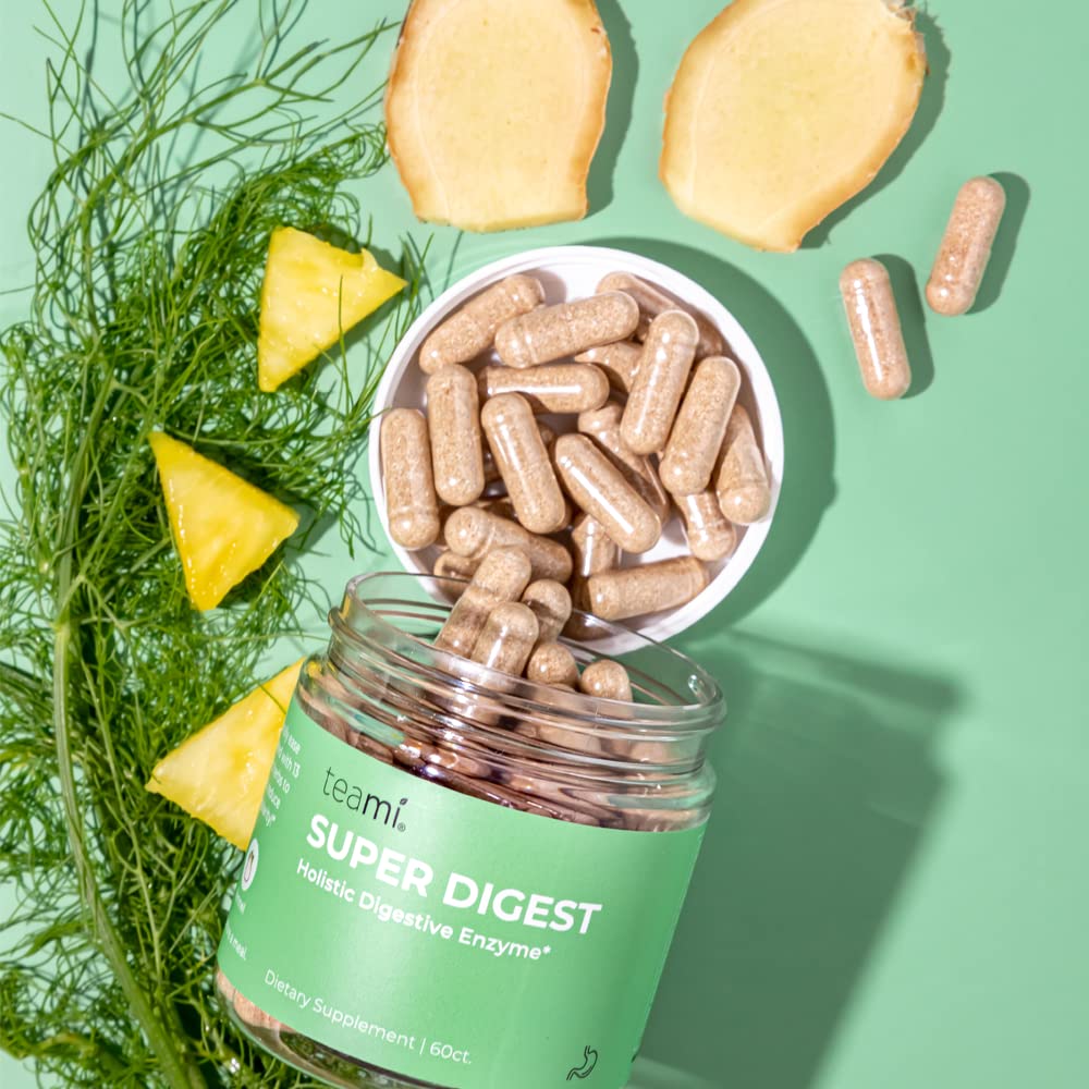 Natural herbs depicted for Teami Bloat Banish formula