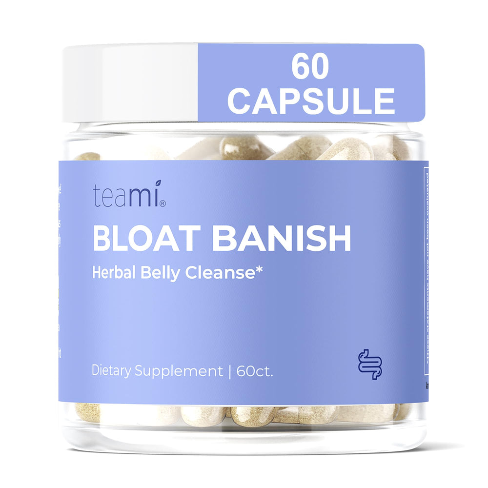 Front view of Teami Bloat Banish bottle