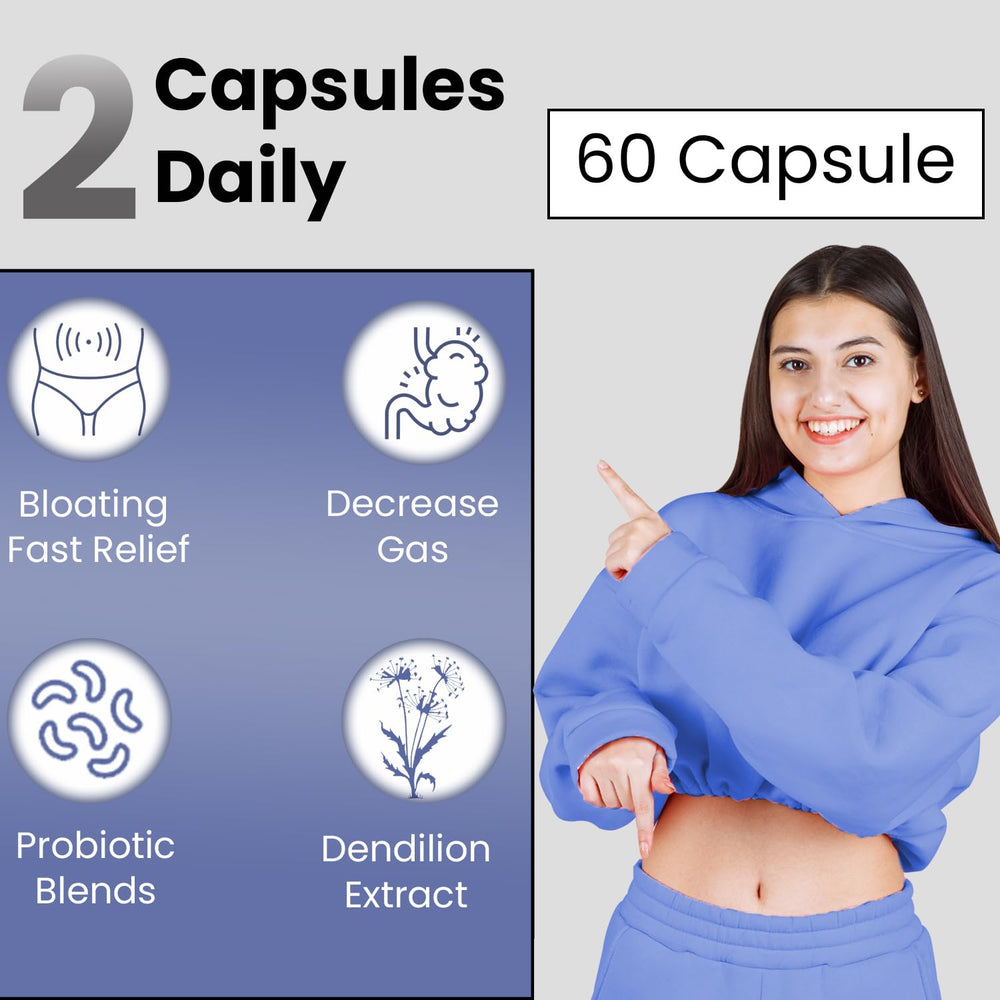 Probiotic blend in Teami Bloat Banish capsules