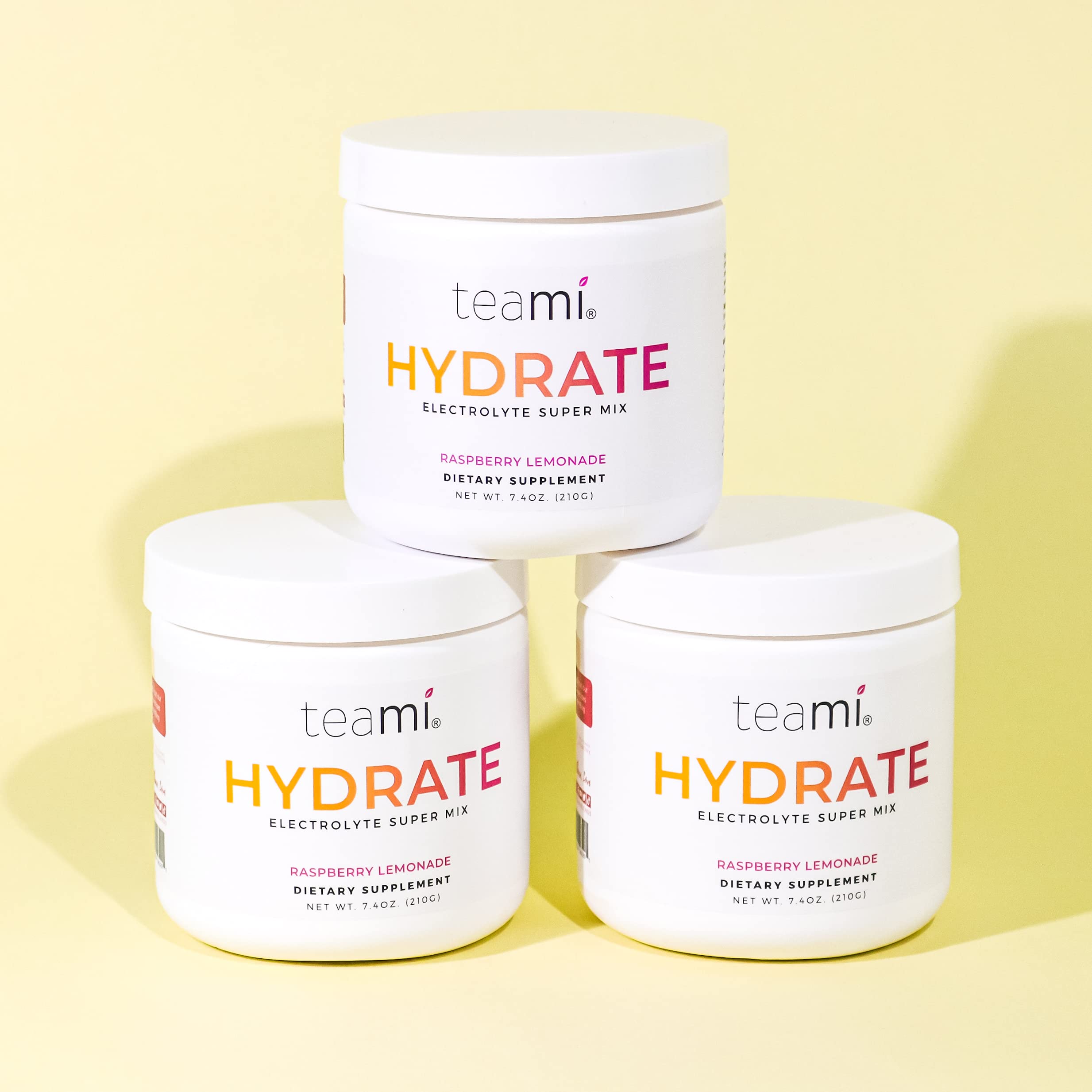 Teami Electrolytes Powder nutrition facts note zero sugar and zero carbs