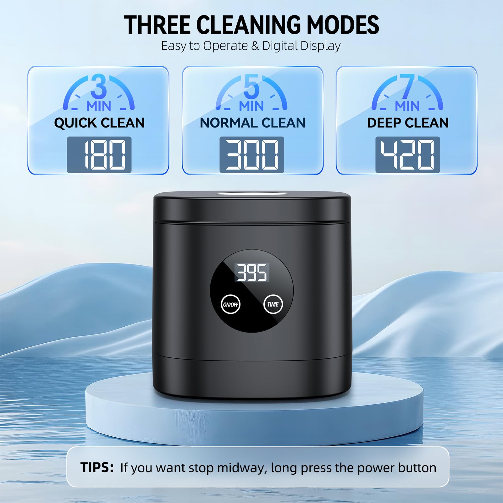 Clean 250ml reservoir ready for use