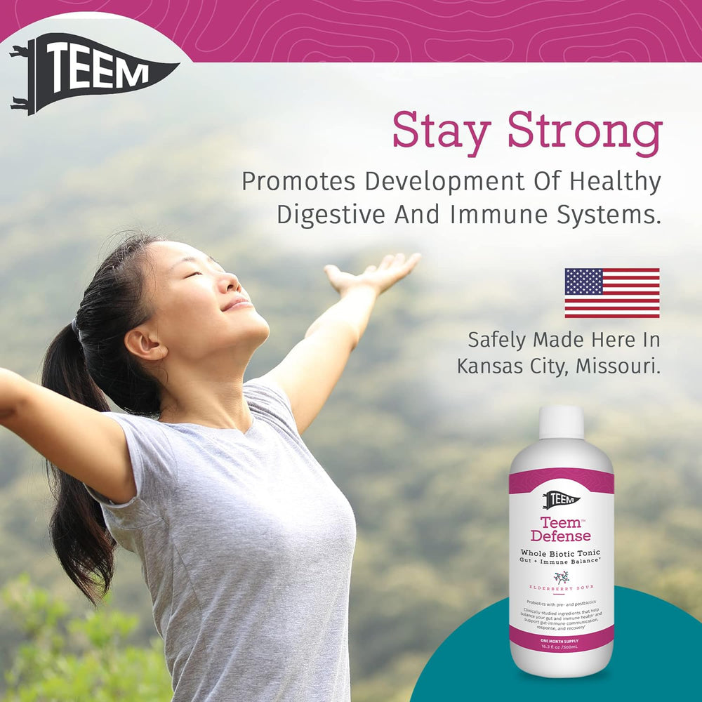 Adults and children using Teem Defense for daily wellness