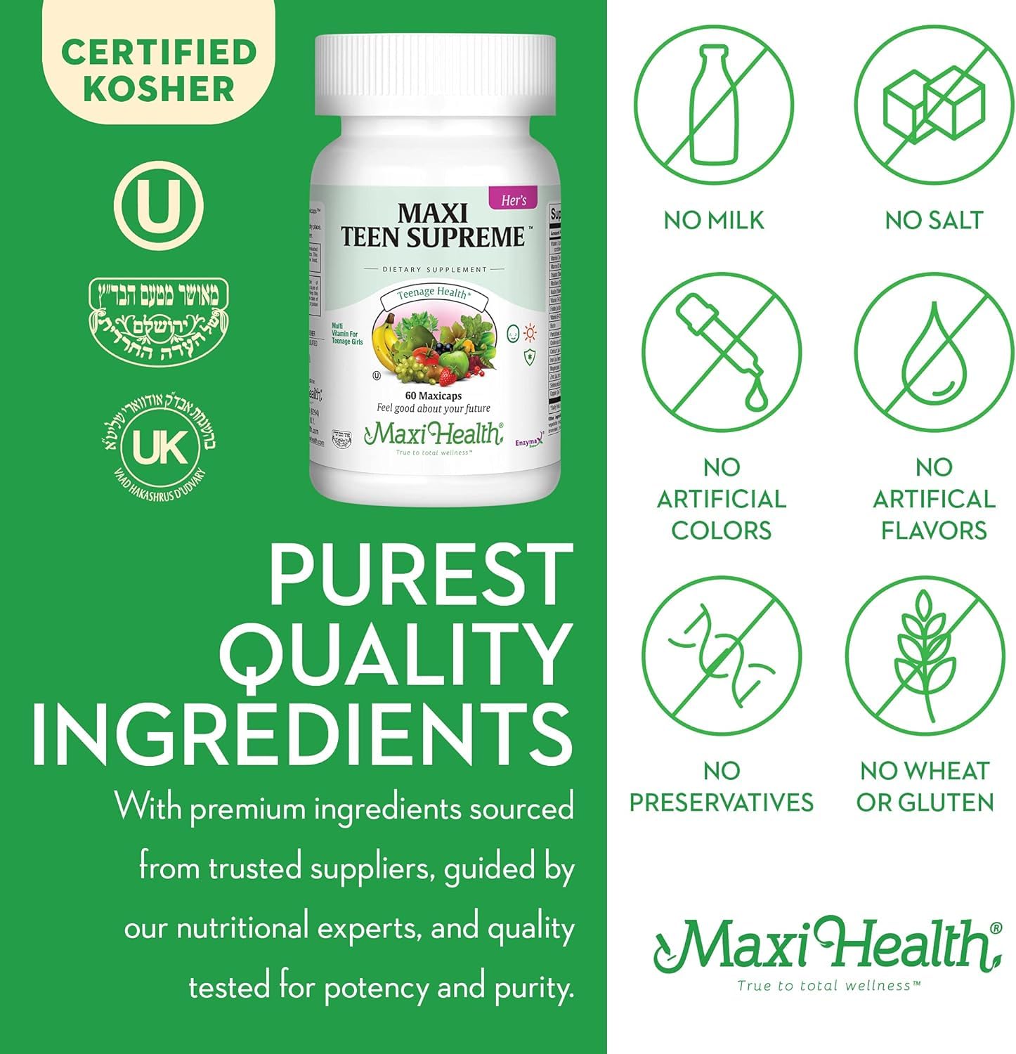 8 Supergreens and Enzymax Vital Digestive Enzyme icons