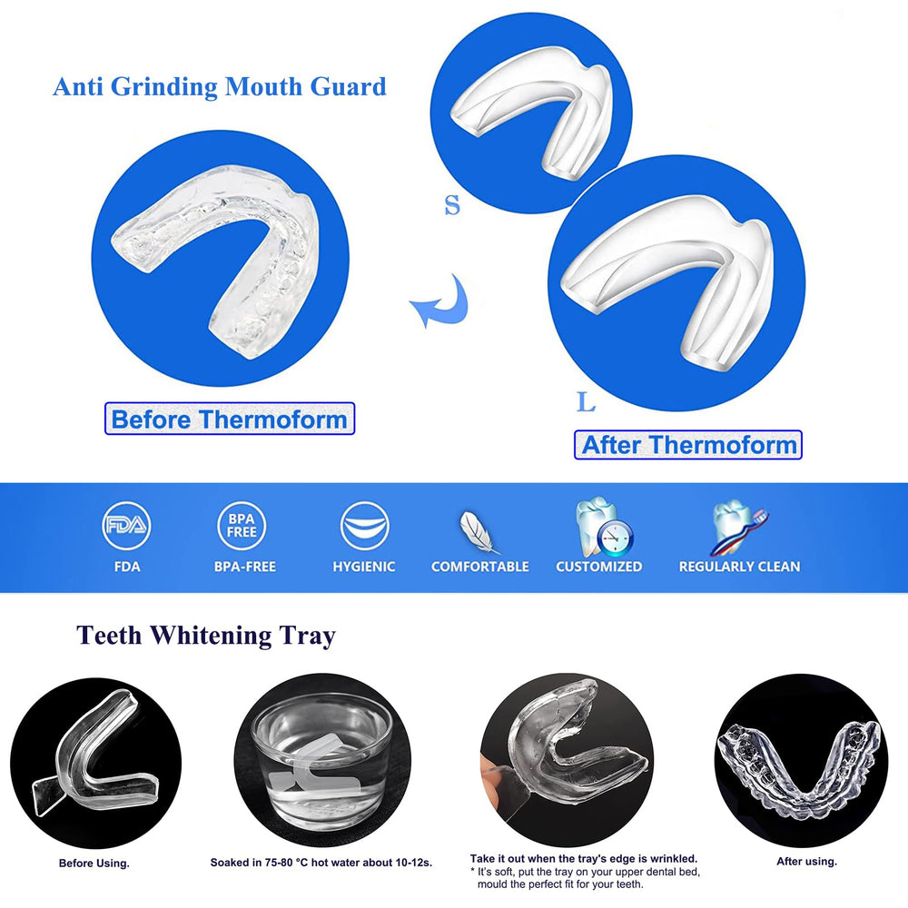 Teeth boxes packaging with kit contents