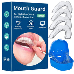 Pack of 4 moldable night guards for teeth grinding