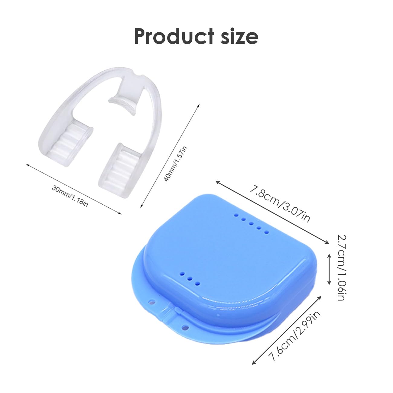 Soft silicone night guard for teeth grinding