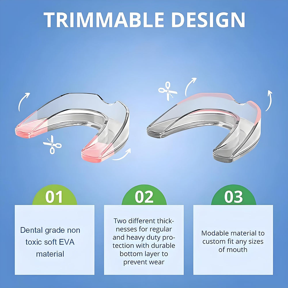 Mouth guard for sleep protection and teeth grinding