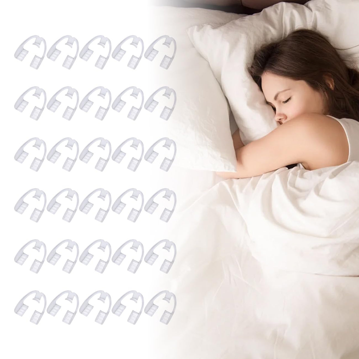 Close-up of Teeth Grinding Night Guards for adults