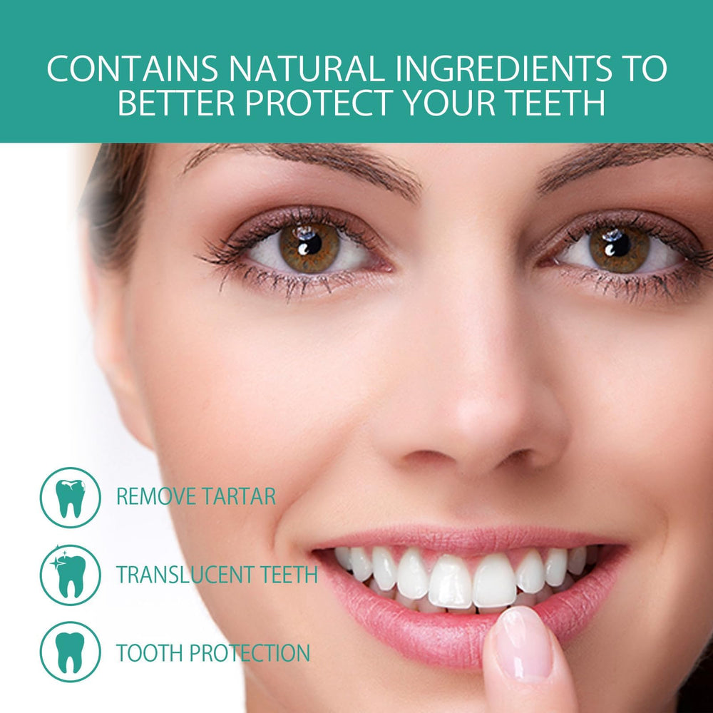 Product packaging emphasizing teeth and gums care