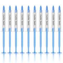 Teeth whitening gel refill bottle with safety cap