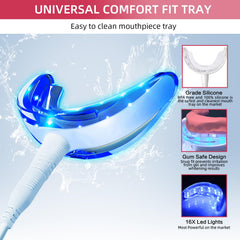 Five-pack whitening gel syringes for at-home whitening