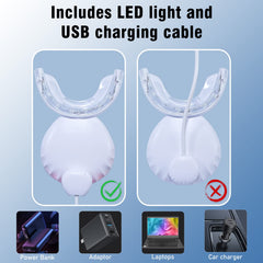 IPX7 waterproof whitening light in at-home use