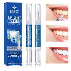 Teeth whitening pen with mint-flavored gel