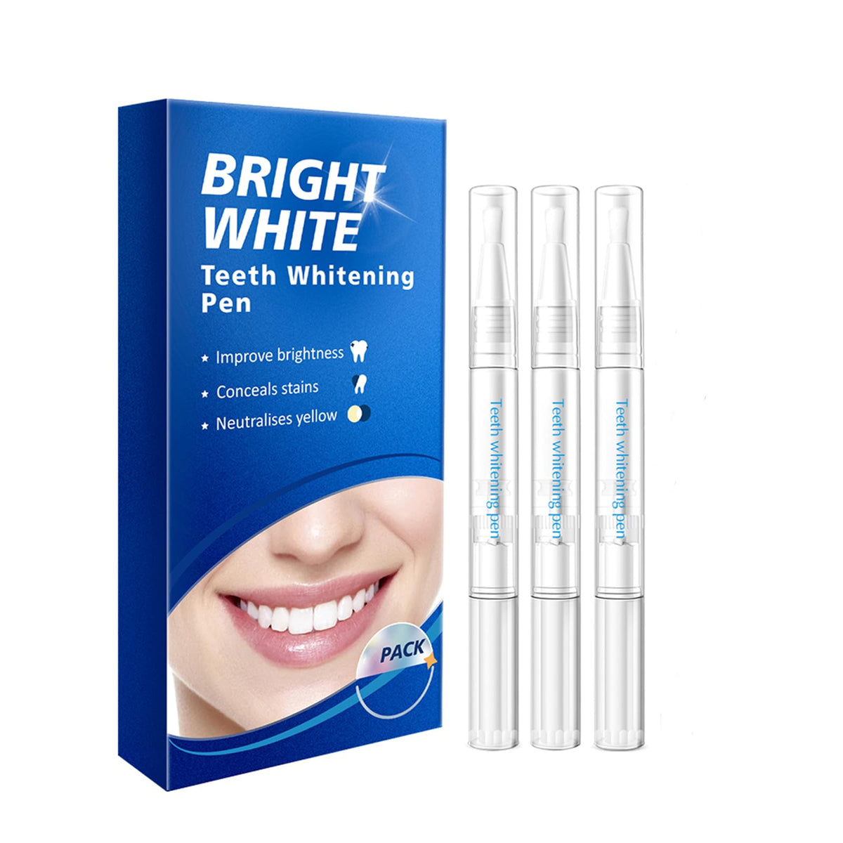 Professional-grade teeth whitening pen applicator