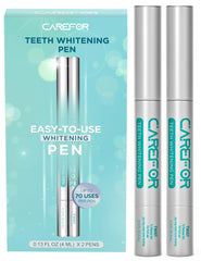 Teeth Whitening Pen 2 Pack packaging and pens