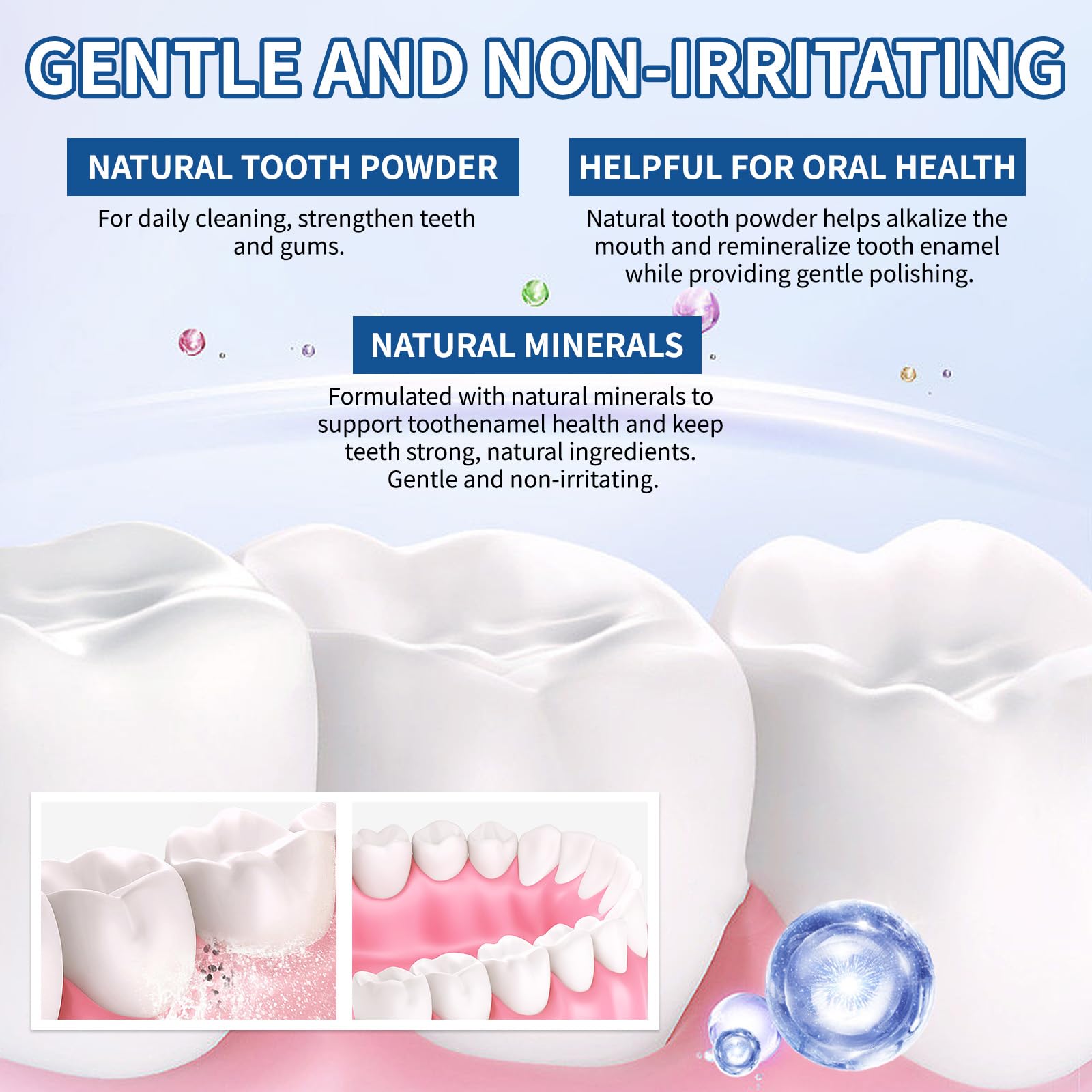 Product packaging and display on clean surface