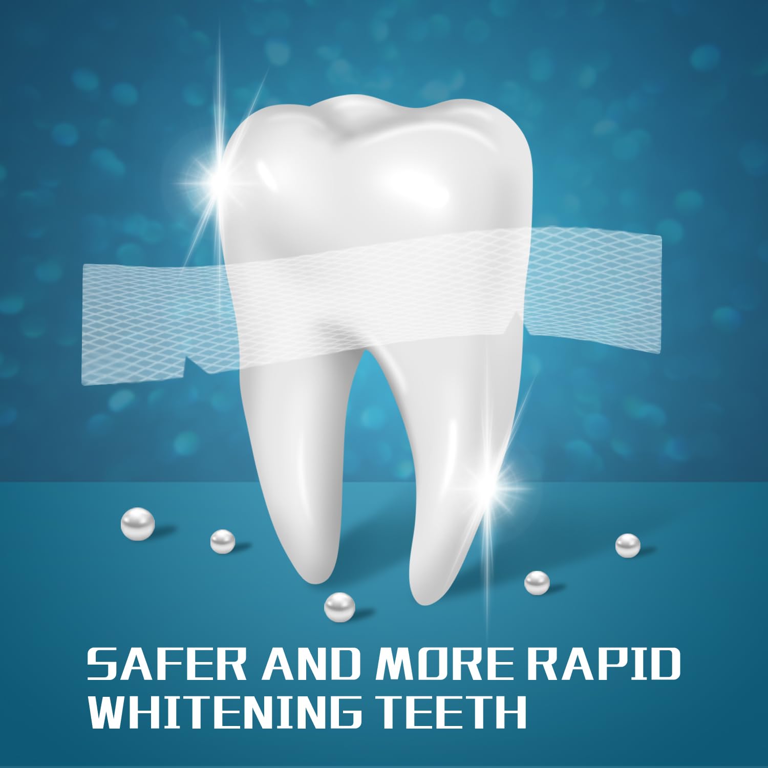 30-minute whitening session using strips