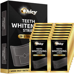Teeth whitening strips package with 14 treatments