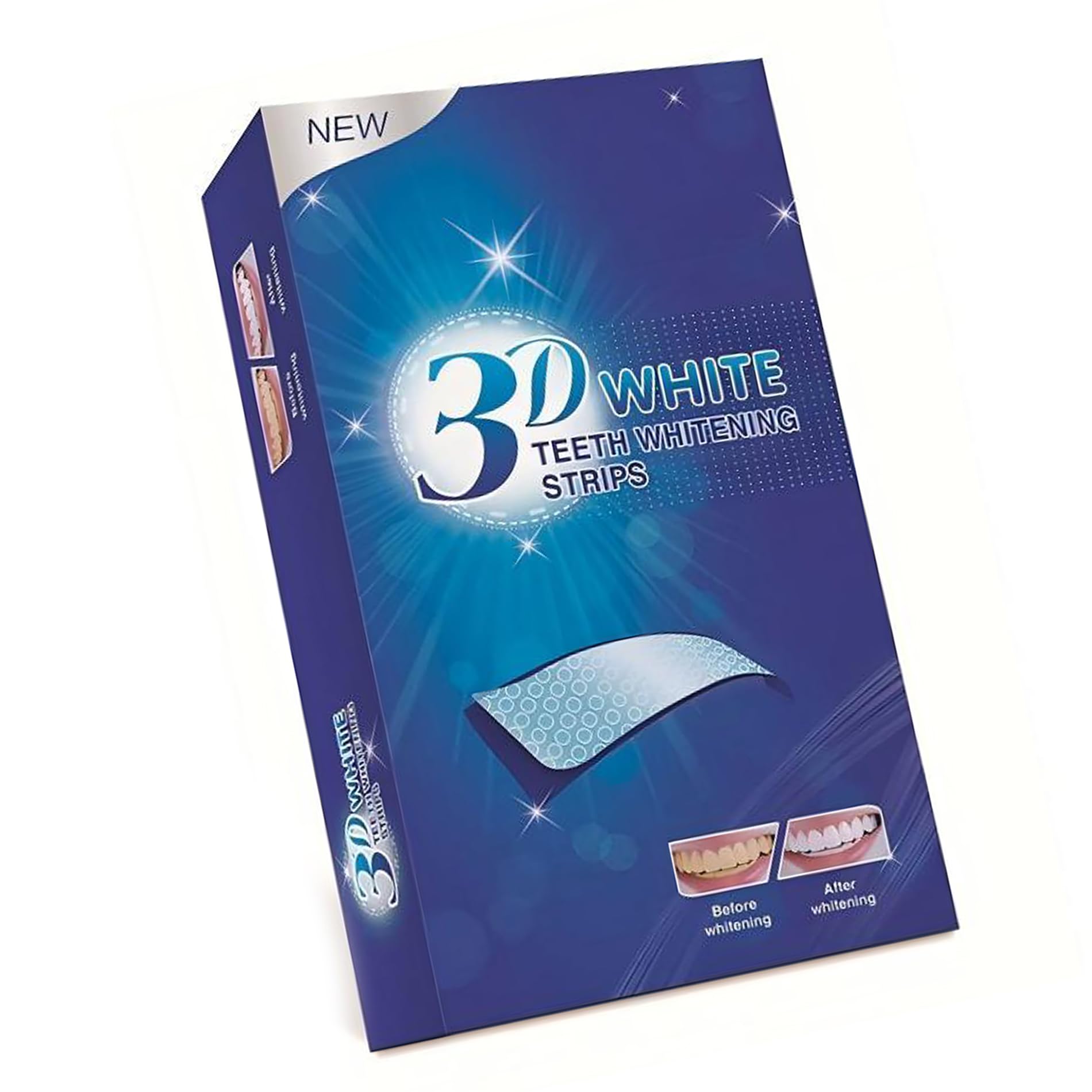 Teeth whitening strips kit with 5 pairs for at-home use (advanced formula)