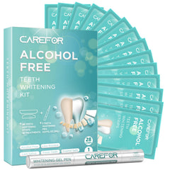 Box of Teeth Whitening Strips Kit with Whitening Pen