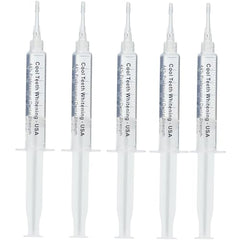Front view of teeth whitening kit with trays
