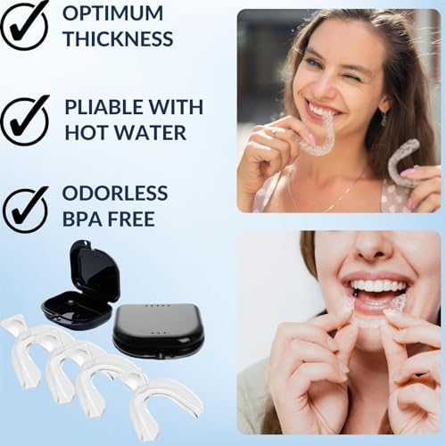 BPA-free, food-grade whitening trays for safe at-home use