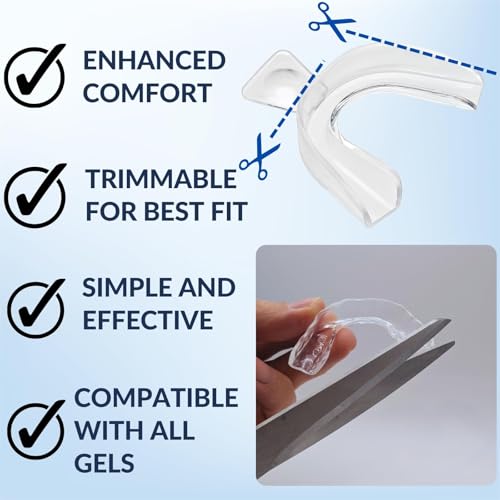 Durable, reusable whitening trays retain shape over time