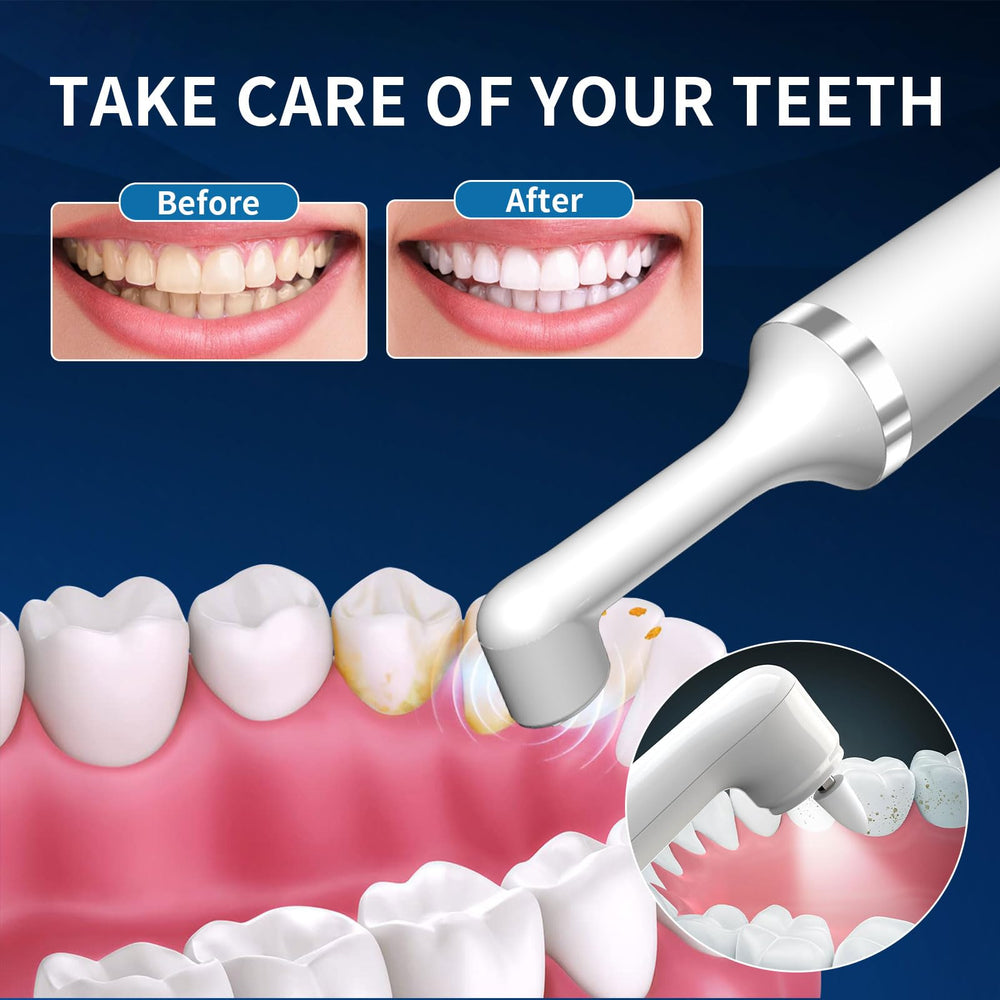 Pointed brush head and umbrella polishing cup for between-teeth cleaning