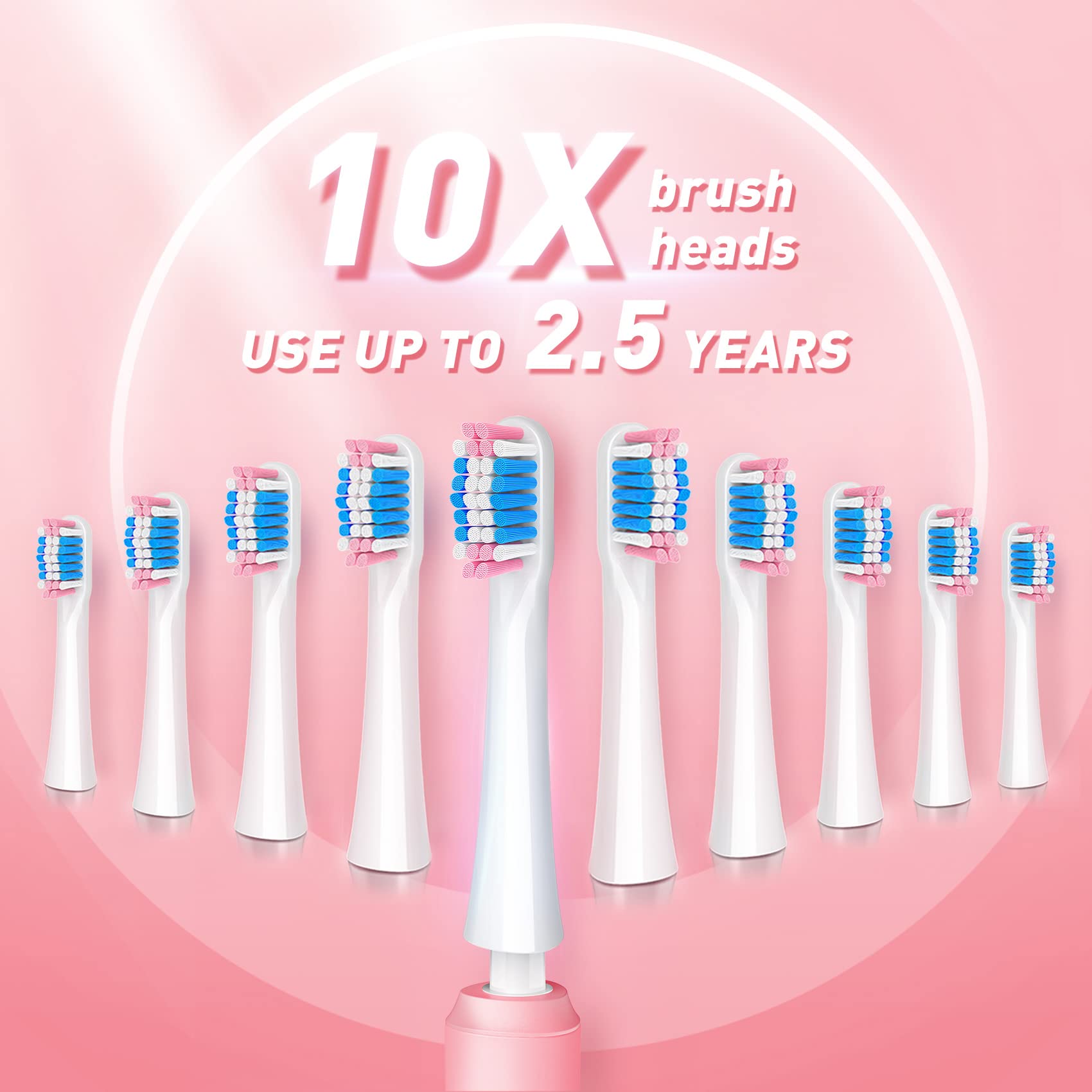 TEETHEORY toothbrush pink side profile