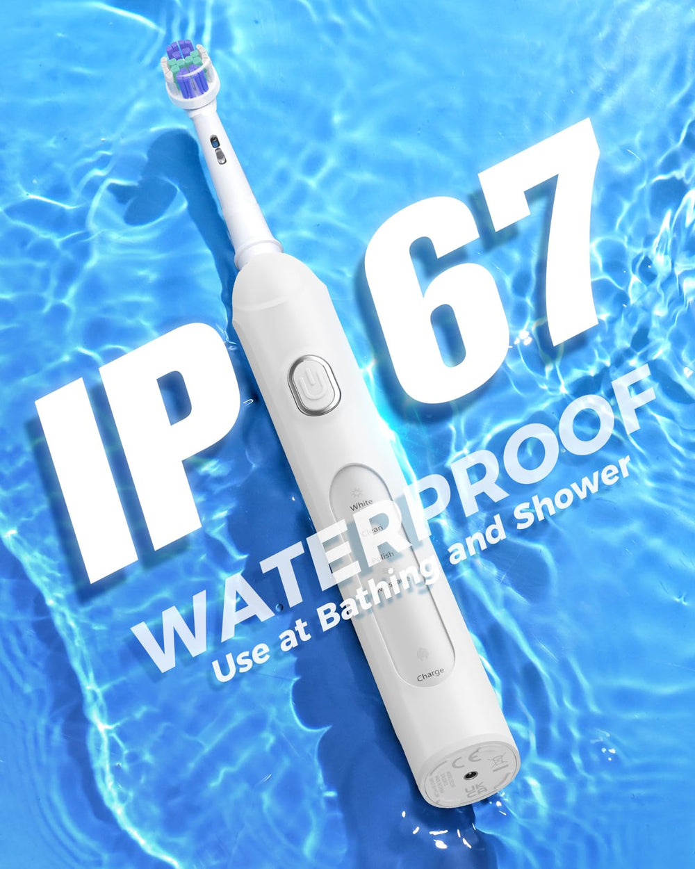2-minute smart timer on TEETHEORY toothbrush