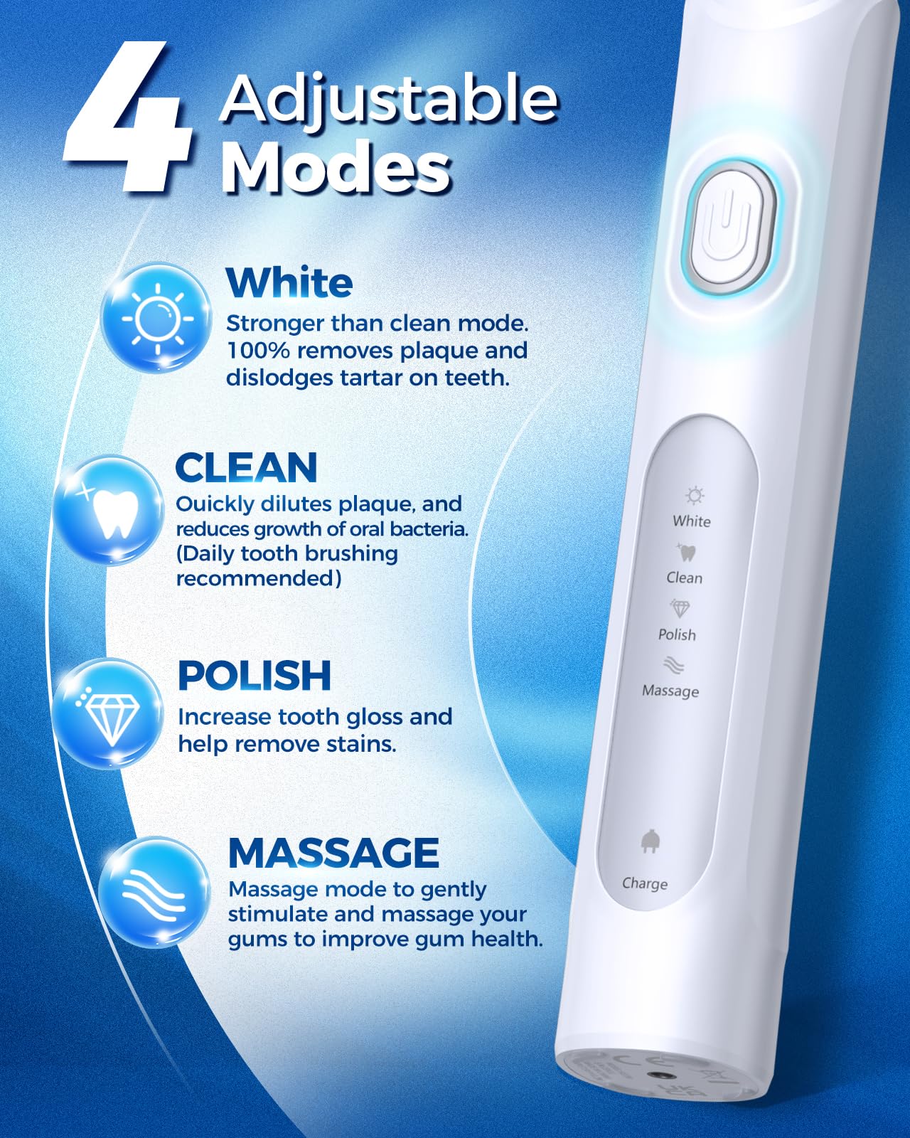 Charging base for TEETHEORY electric toothbrush
