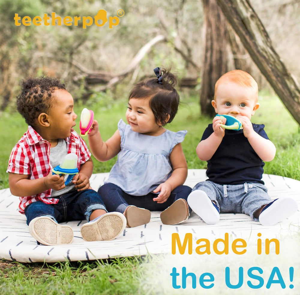 Made in USA Teetherpop label and craftsmanship