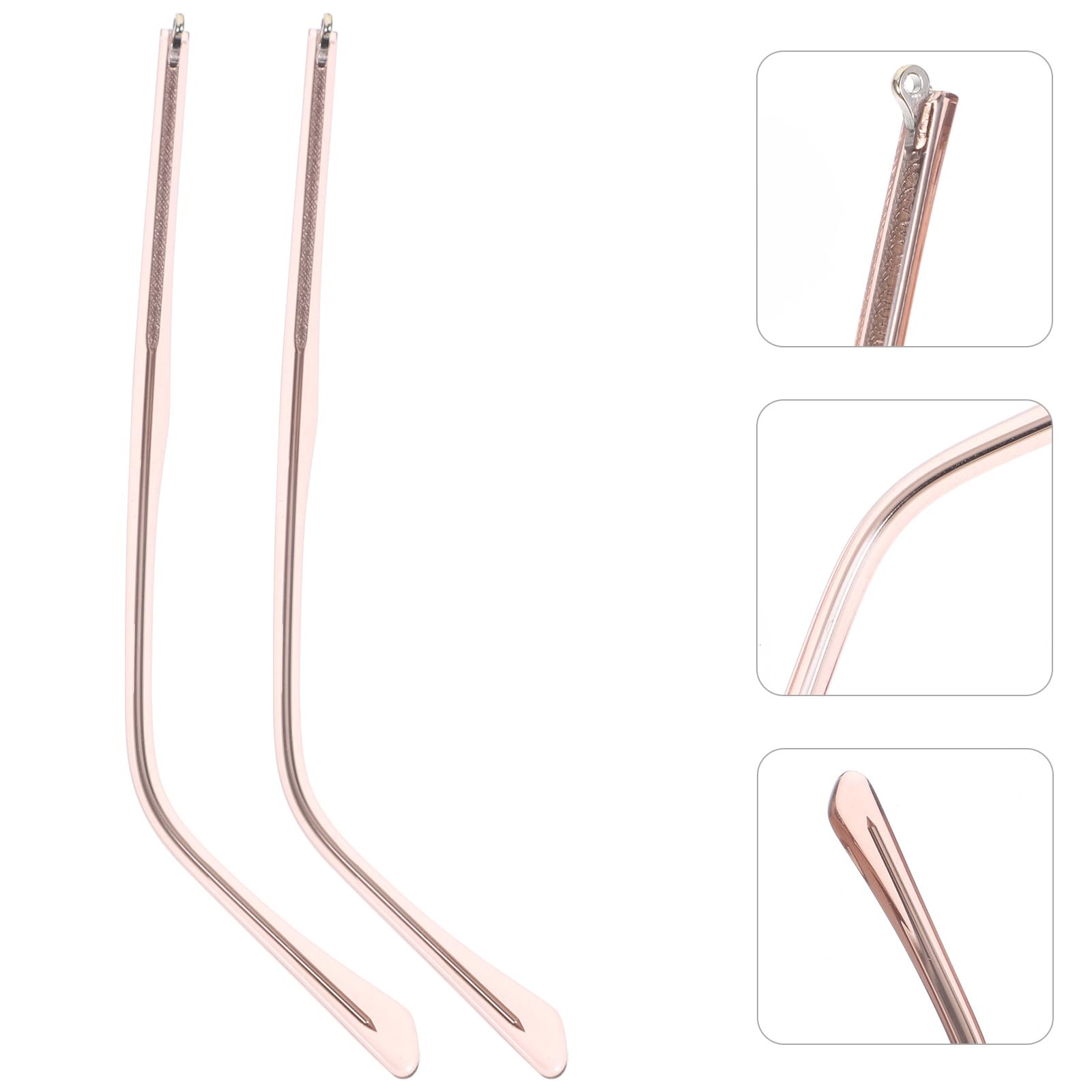 Convex teeth mechanism on replacement temple arm (5.62 inch length)
