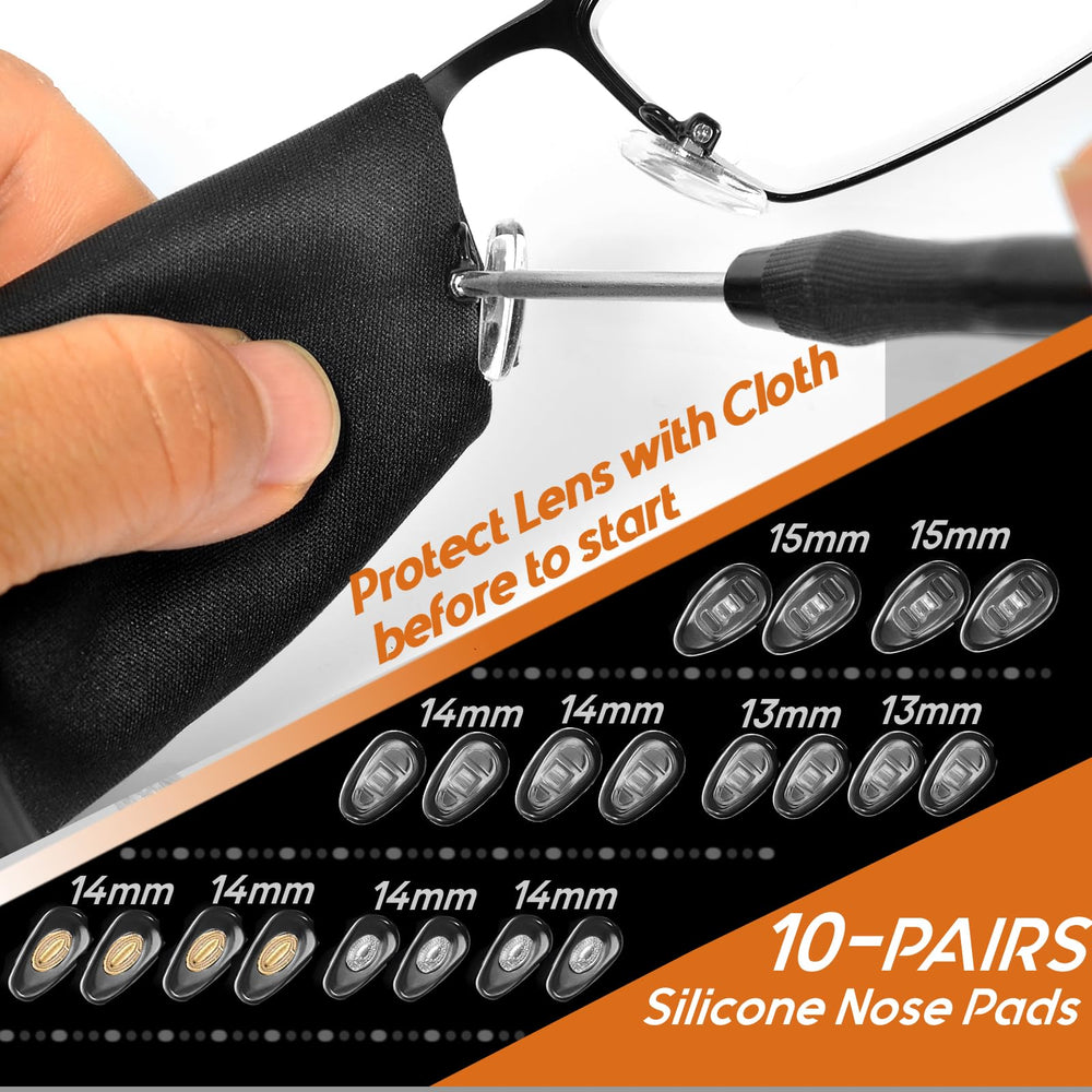 Two magnetic eyeglass screwdrivers 2.0mm flathead and Phillips
