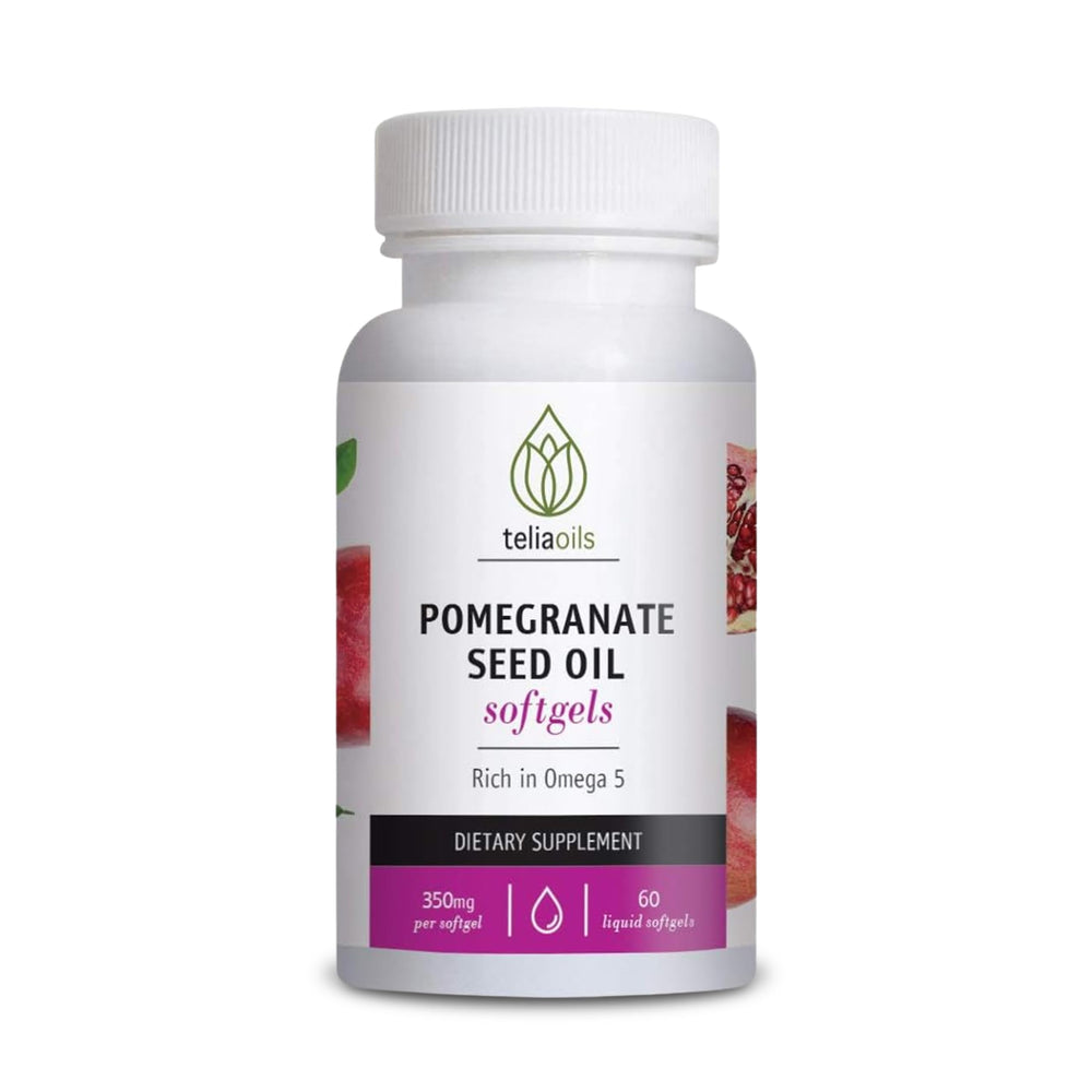 Teliaoils Pomegranate & Linseed Oil Softgels bottle - 60 count