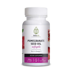 Teliaoils Pomegranate & Linseed Oil Softgels bottle - 60 count